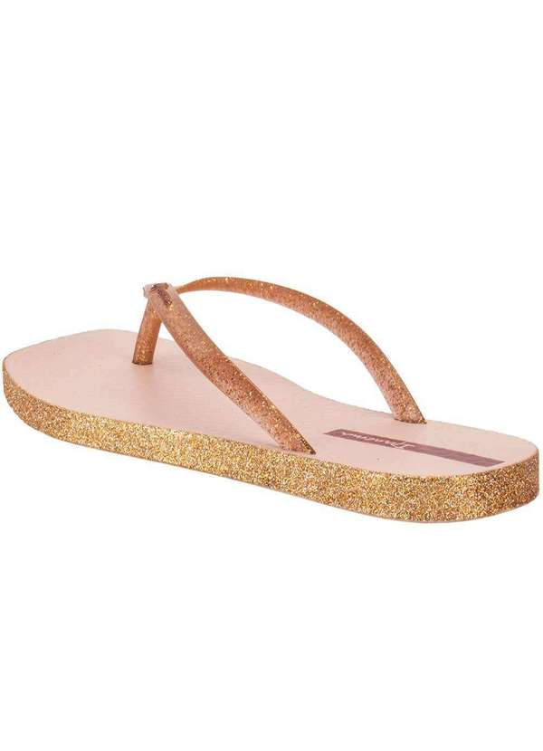 Ipanema - Chinelo Feminino Edge Maxi Glitter Ipanema - 27095 Ouro/Rosado 4
