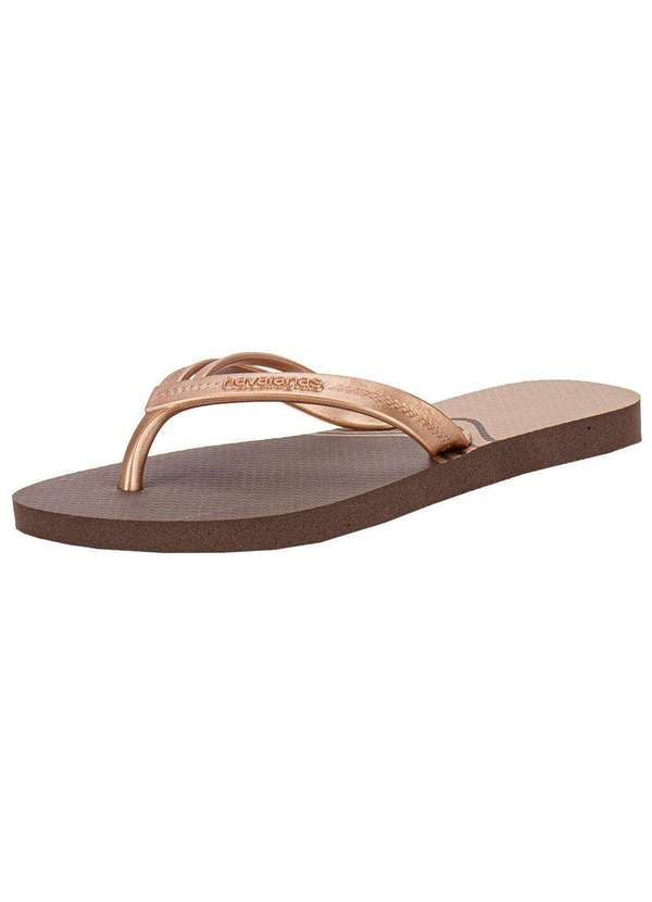 Havaianas - Chinelo Feminino Elegance Print Havaianas - 4148804 - Café 2