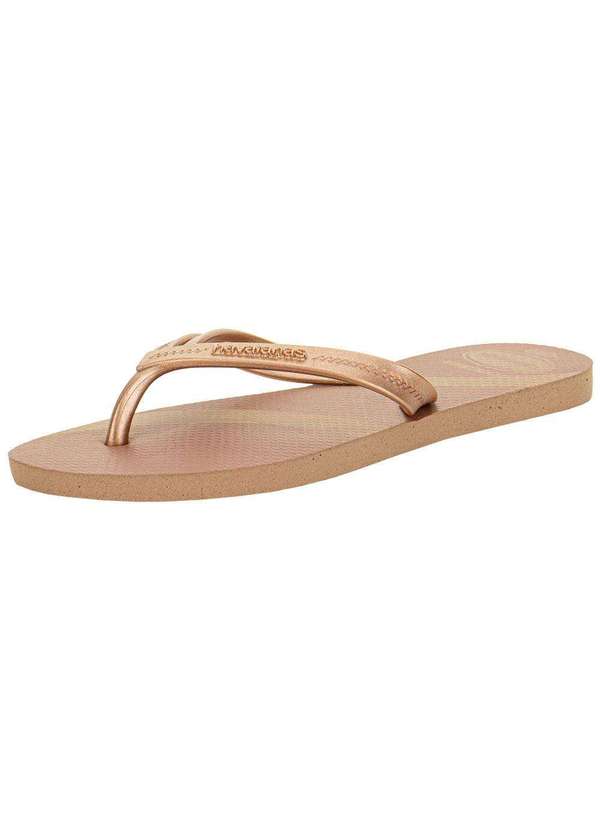 Havaianas - Chinelo Feminino Elegance Print Havaianas 4148804 - Ouro 2