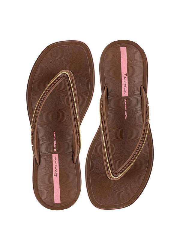 Ipanema - Chinelo Feminino Glow Ipanema 27398 - Café