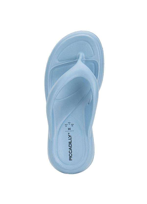 Piccadilly - Chinelo Feminino Marshmallow Piccadilly 248001 Azul 5