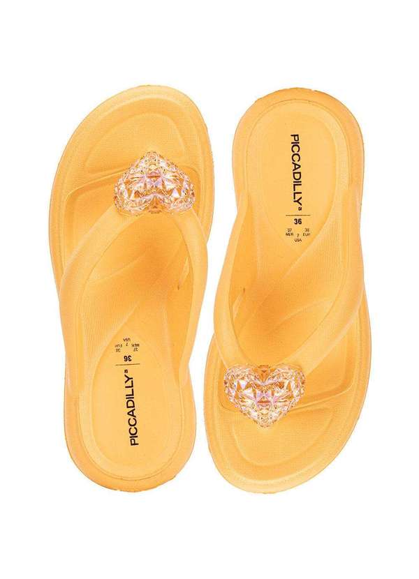 Piccadilly - Chinelo Feminino Marshmallow Piccadilly 248003 Laranja