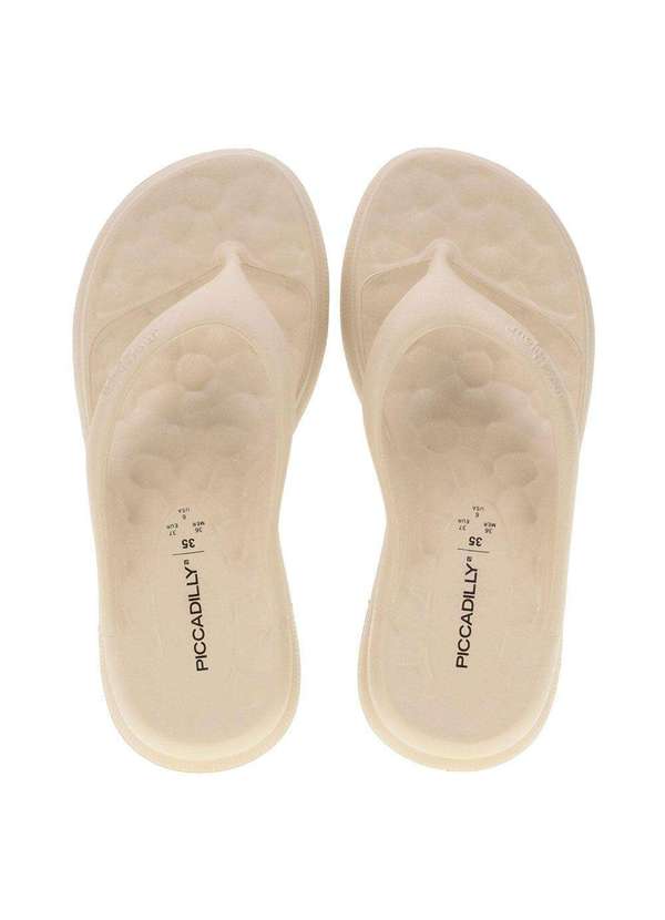 Piccadilly - Chinelo Feminino Marshmallow Piccadilly - C224003 - Marfim