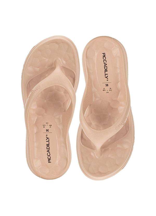 Piccadilly - Chinelo Feminino Marshmallow Piccadilly - C224003 - Bege