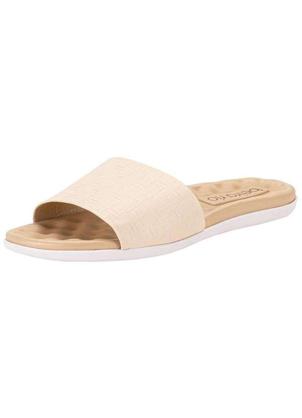 Beira Rio - Chinelo Feminino Slide Beira Rio 8360303 - Natural