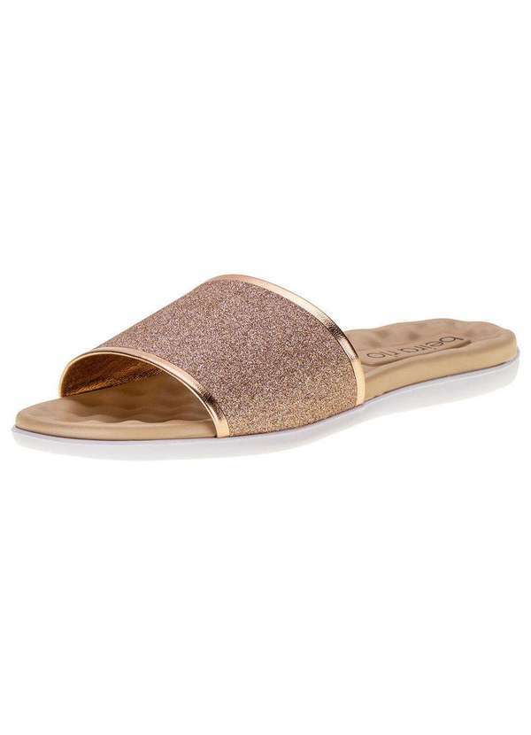 Beira Rio - Chinelo Feminino Slide Beira Rio - 8360353 - Bronze