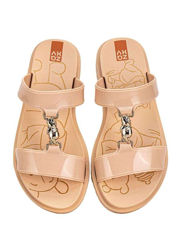 Zaxy - Chinelo Feminino Slide Disney Mix Zaxy 19271 Bege