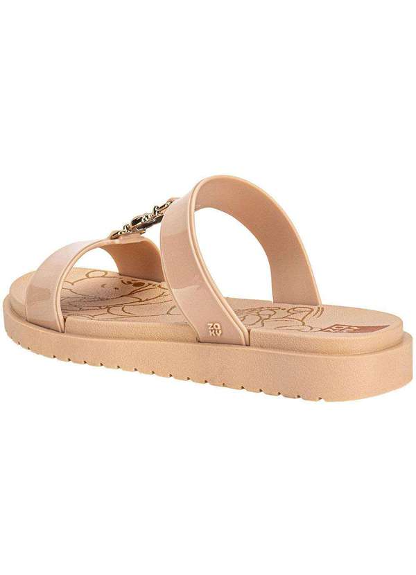 Zaxy - Chinelo Feminino Slide Disney Mix Zaxy 19271 Bege 4