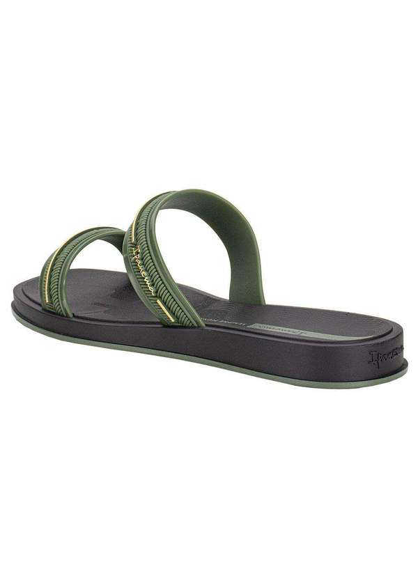 Ipanema - Chinelo Feminino Slide Glow Ipanema 27400 Preto/Verde 4