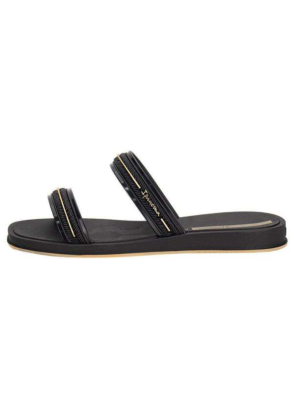 Ipanema - Chinelo Feminino Slide Glow Ipanema 27400 Preto/Dourado 3