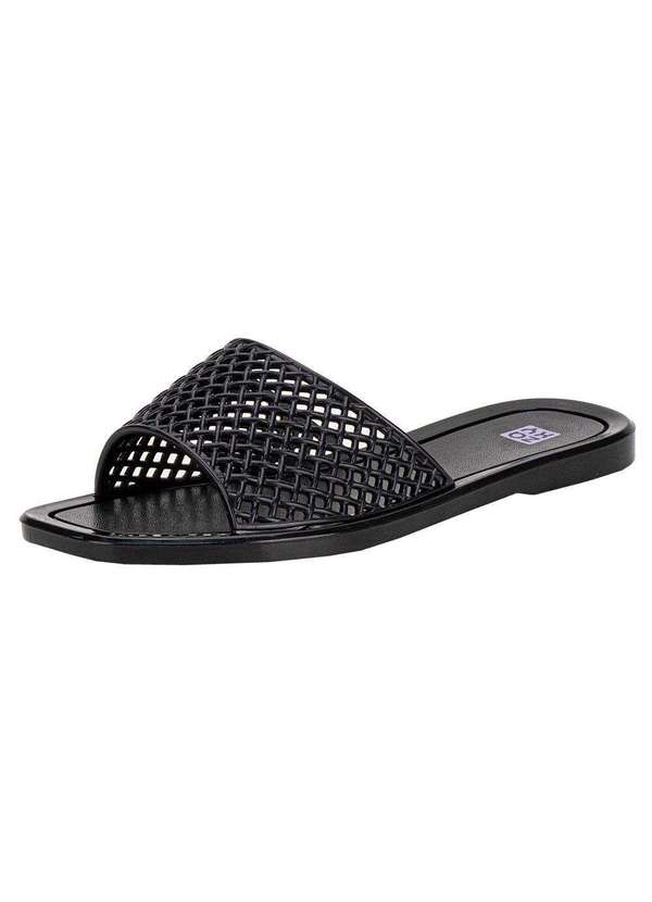 Zaxy - Chinelo Feminino Slide Mesh Zaxy 19125 - Preto 2