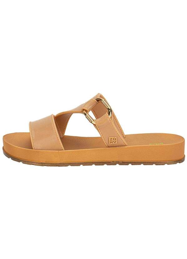 Zaxy - Chinelo Feminino Slide Tour Mix Zaxy 19163 Caramelo 2