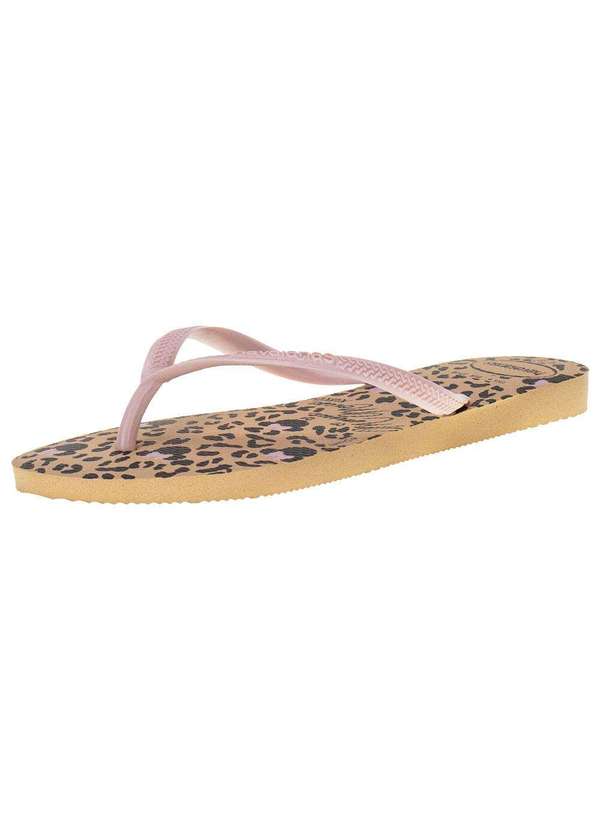 Havaianas - Chinelo Feminino Slim Disney Havaianas - 4141203 - Bege/Rosa 2