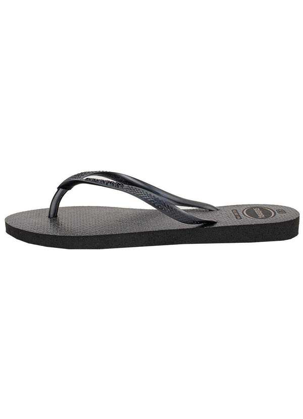 Havaianas - Chinelo Feminino Slim Gloss Havaianas 4145617 Preto 3