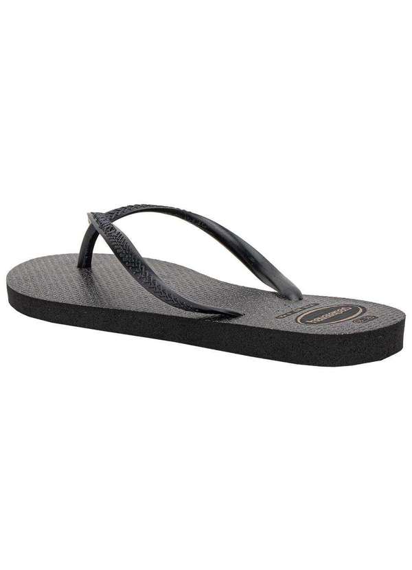 Havaianas - Chinelo Feminino Slim Gloss Havaianas 4145617 Preto 4