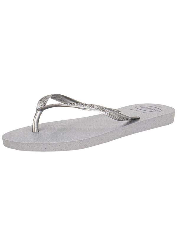 Havaianas - Chinelo Feminino Slim Gloss Havaianas 4145617 Prata 2