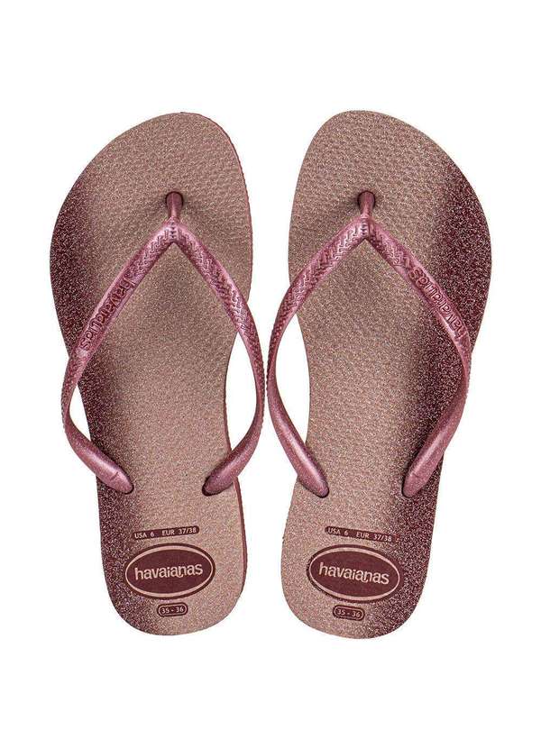 Havaianas - Chinelo Feminino Slim Gloss Havaianas 4145617 Vinho