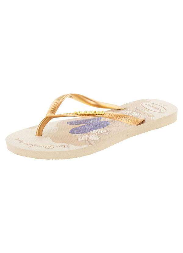 Havaianas - Chinelo Feminino Slim Party Havaianas - 4146347 - Ouro 2