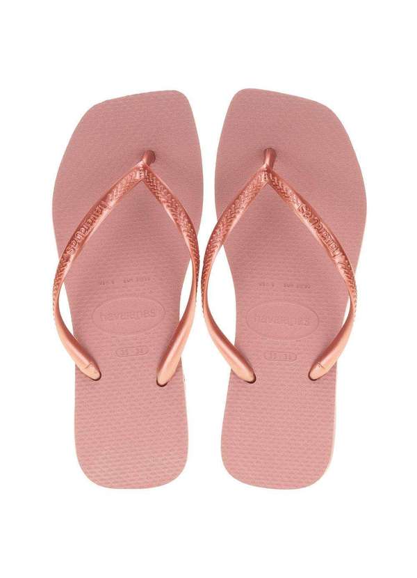 Havaianas - Chinelo Feminino Slim Square Havaianas - 4148301 - Bronze