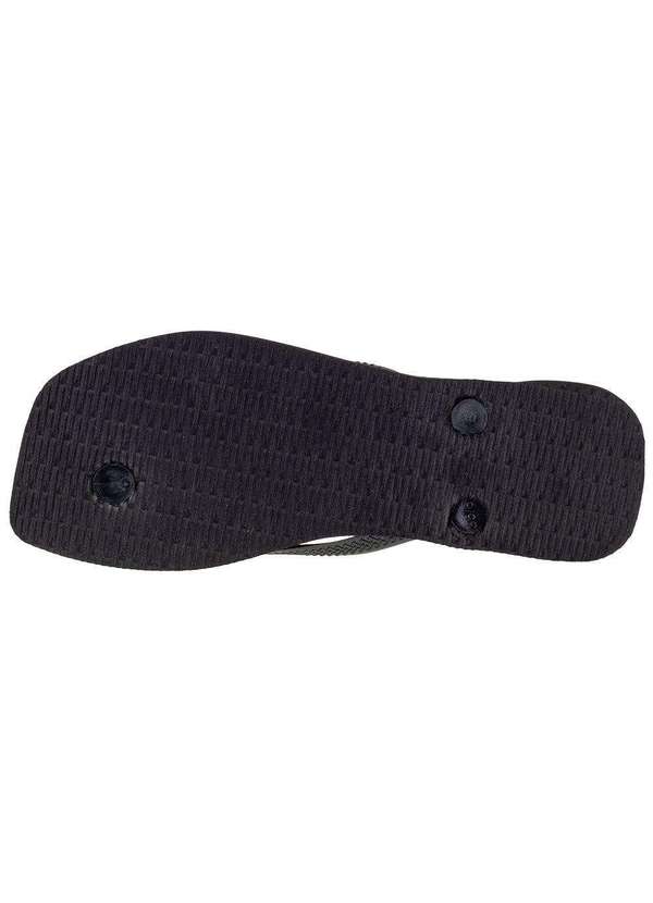 Havaianas - Chinelo Feminino Slim Square Logo Metallic Havaianas - 4148257 - Preto 5