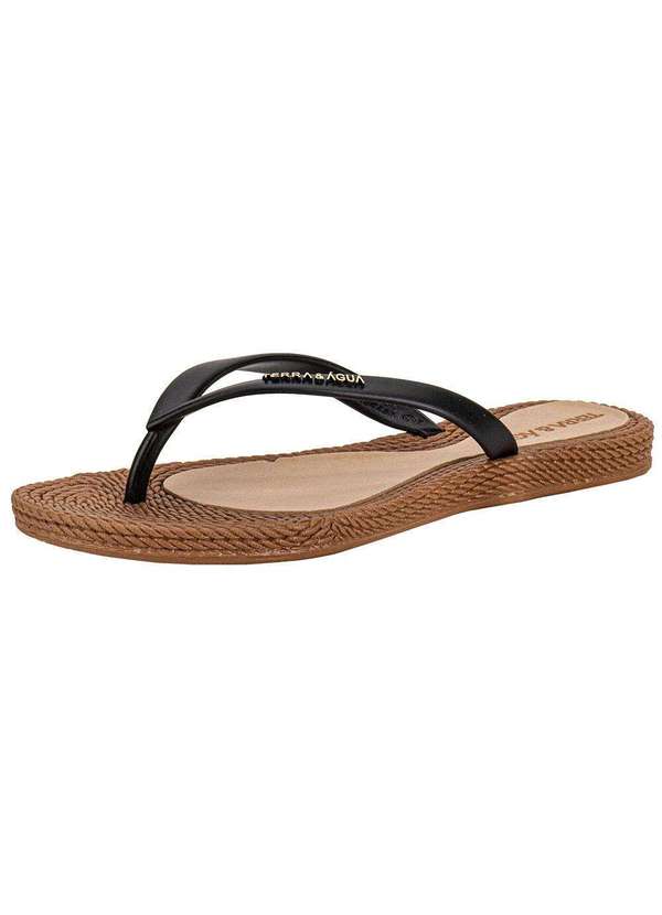 Terra & Agua - Chinelo Feminino Terra & Água 260902cx Preto 2