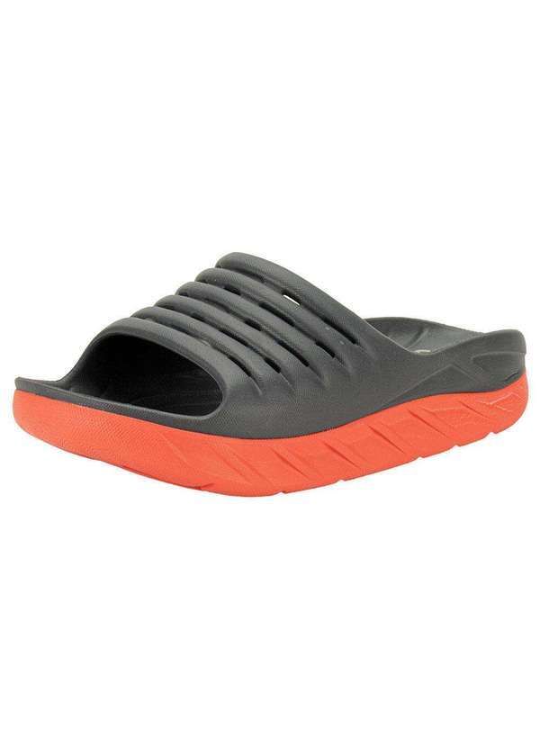 Kolway - Chinelo Slide Nuvem Kolway - Kw131 - Cinza/Laranja
