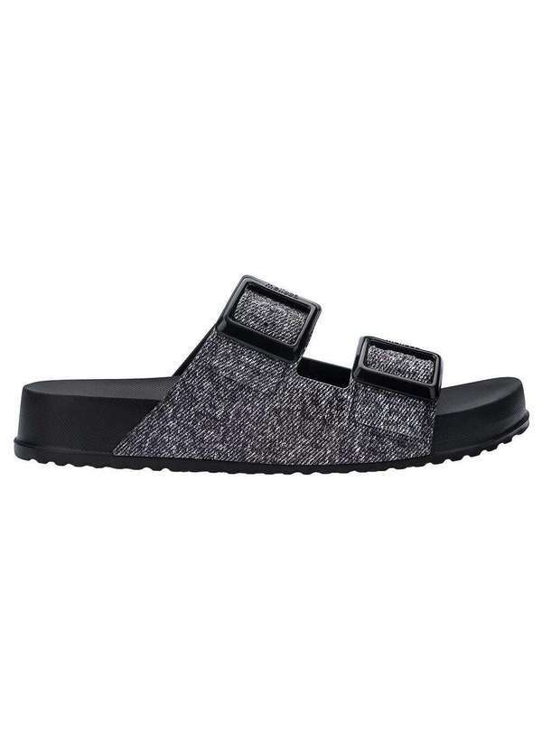 Melissa - Melissa Cozy M-Lover Slide Denim 36146 - Preto