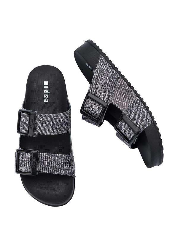 Melissa - Melissa Cozy M-Lover Slide Denim 36146 - Preto 3