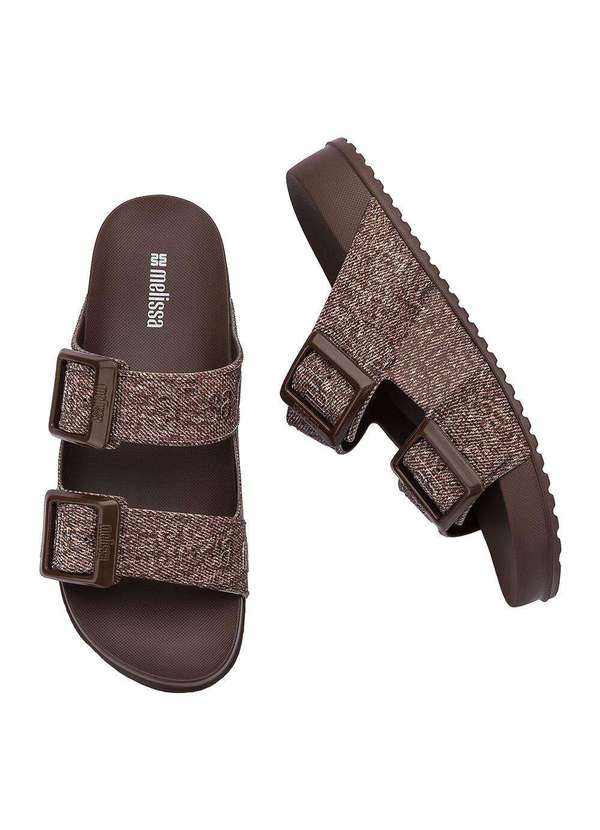 Melissa - Melissa Cozy M-Lover Slide Denim 36146 - Café 3