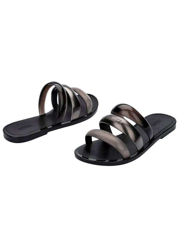 Melissa - Melissa Eclipse Slide 35998 Preto/Grafite 3