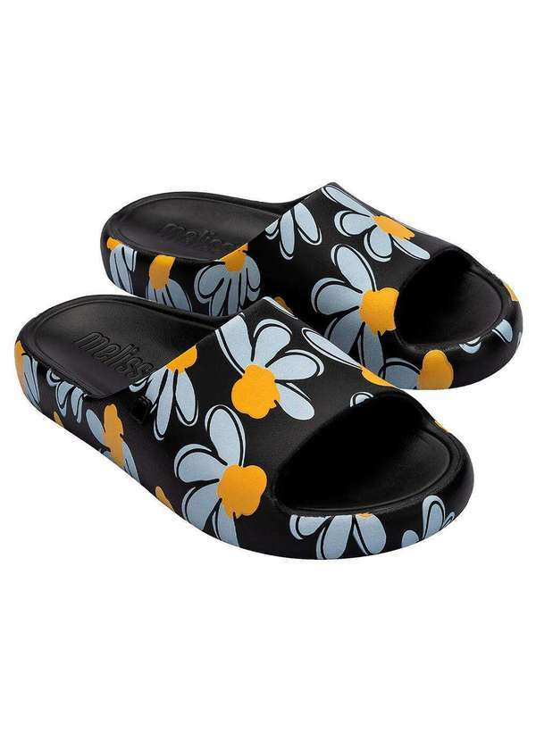 Melissa - Melissa Free Print Slide 33973 - Preto/Amarelo