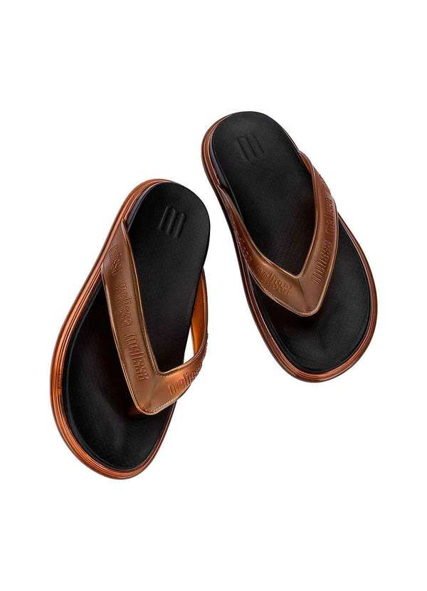 Melissa - Melissa M-Lover Plus Flip Flop 35811 - Café/Preto 4