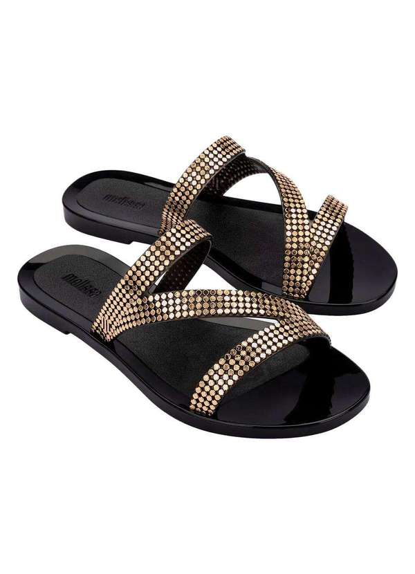 Melissa - Melissa Siena Slide 33989 - Preto/Dourado
