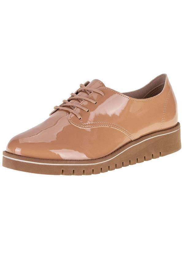 Beira Rio - Sapato Feminino Oxford Beira Rio - 4174319 - Bege 03