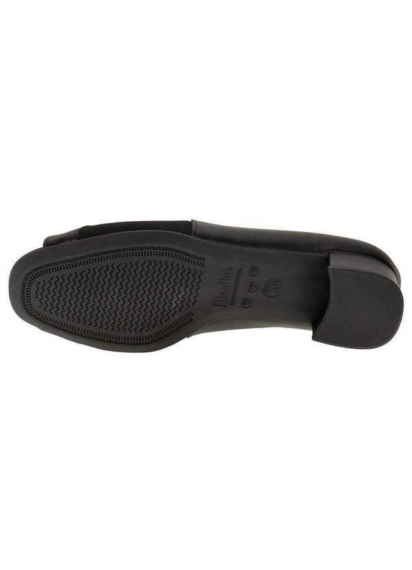 Usaflex - Peep Toe Feminino Salto Grosso Usaflex Aa2709 - Preto 4