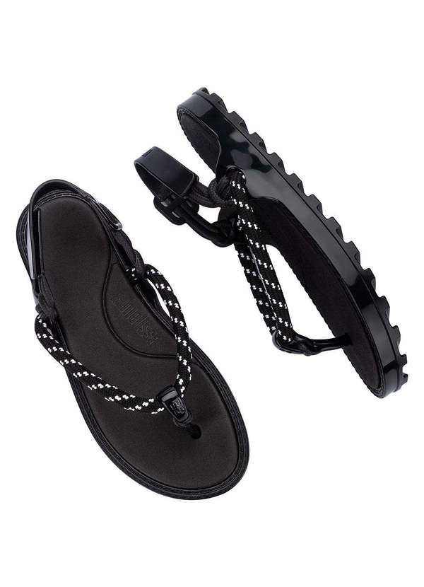 Melissa - Melissa Bond Sandal 36733 Preto/Branco 4