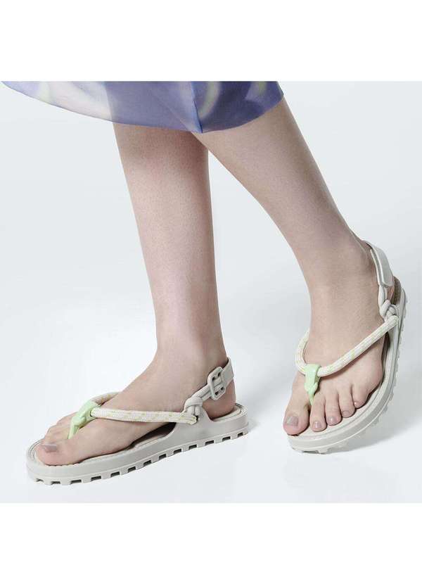 Melissa - Melissa Bond Sandal 36733 Bege/Verde 2