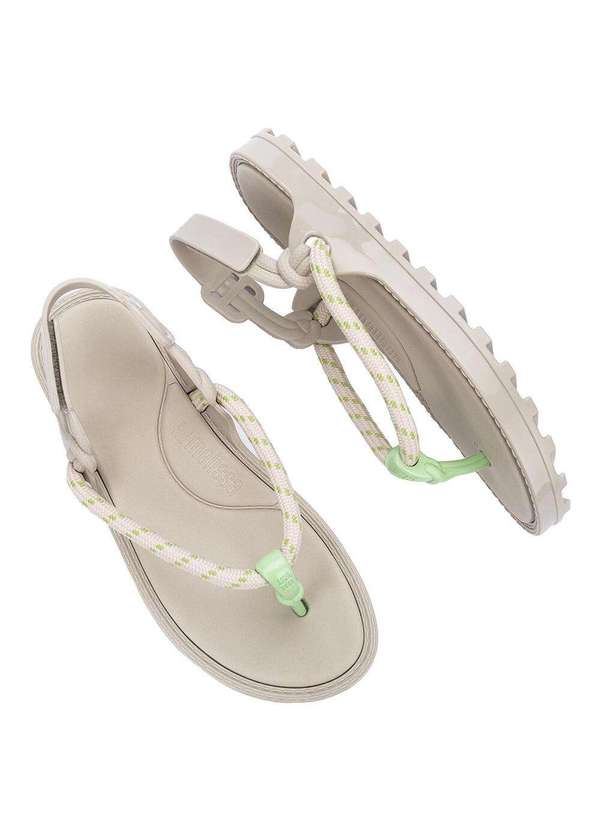 Melissa - Melissa Bond Sandal 36733 Bege/Verde 4