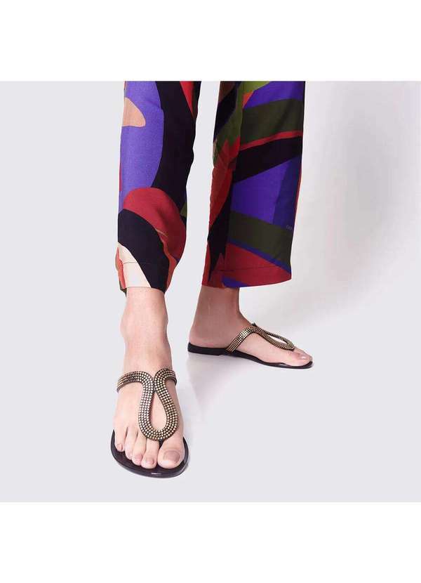 Melissa - Melissa Harmonic Lana 33987 - Preto/Dourado 2