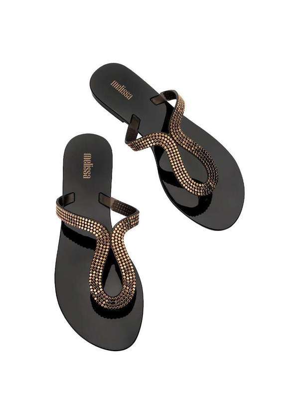 Melissa - Melissa Harmonic Lana 33987 - Preto/Dourado 4