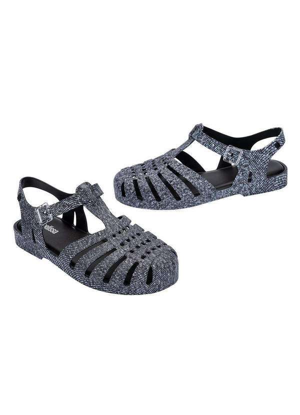 Melissa - Melissa Possession Print Denim 36133 Preto/Cinza 5