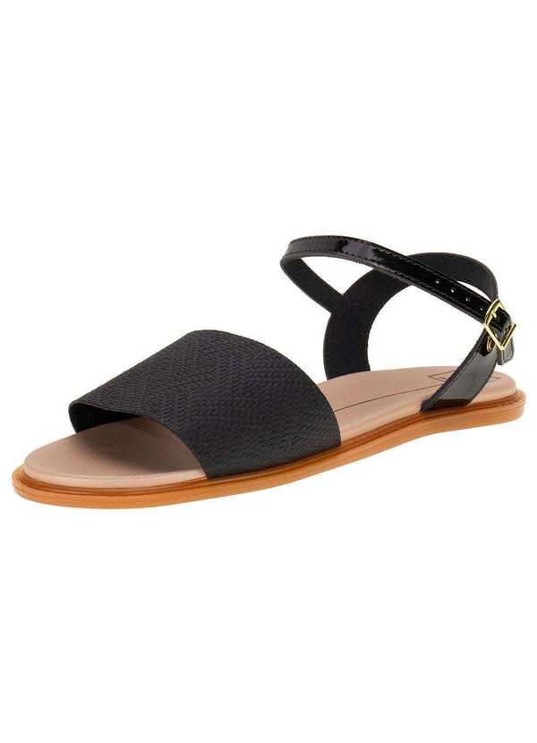 Moleca - Sandália Feminina Avarca Moleca - 5450100 - Preto 03