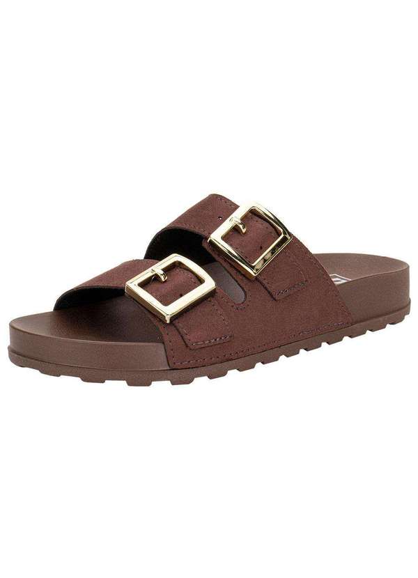Moleca - Sandália Feminina Conforto Moleca 5436401 - Chocolate