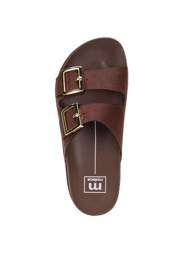 Moleca - Sandália Feminina Conforto Moleca 5436401 - Chocolate 5