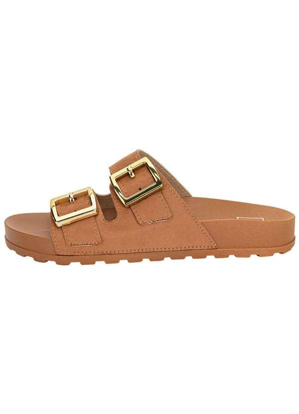 Moleca - Sandália Feminina Conforto Moleca 5436401 - Camel 2