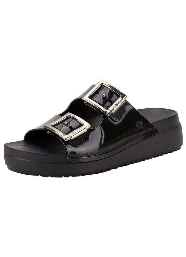 Zaxy - Sandália Feminina Conforto Partner High Zaxy 19059 - Preto 1