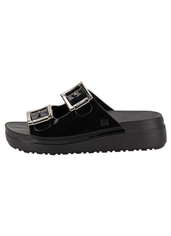 Zaxy - Sandália Feminina Conforto Partner High Zaxy 19059 - Preto 2