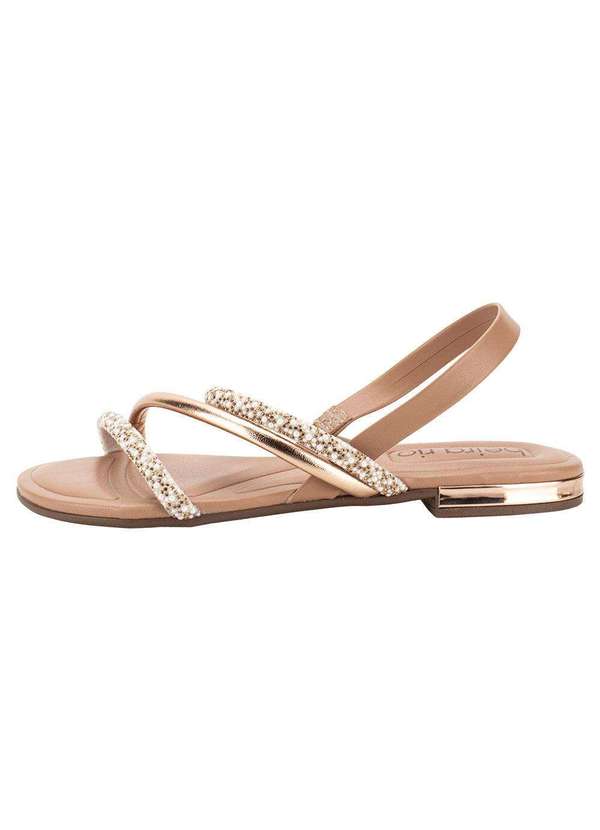 Beira Rio - Sandália Feminina Flat Beira Rio 8263969 - Bronze 2