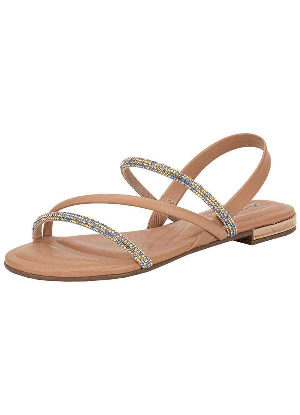 Beira Rio - Sandália Feminina Flat Beira Rio 8263969 Salmão