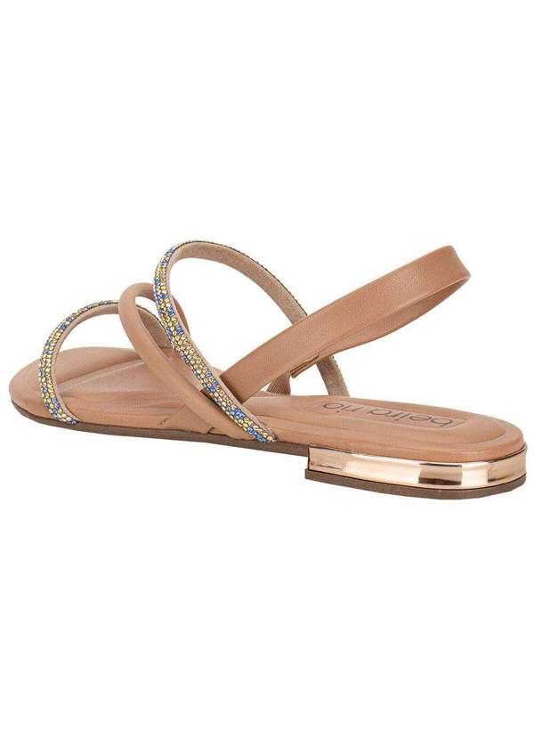 Beira Rio - Sandália Feminina Flat Beira Rio 8263969 Salmão 3
